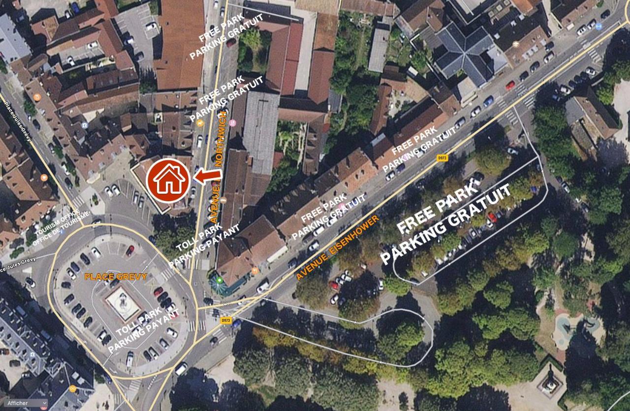 Nos Studios Au Centre Ville A Dole Eksteriør bilde